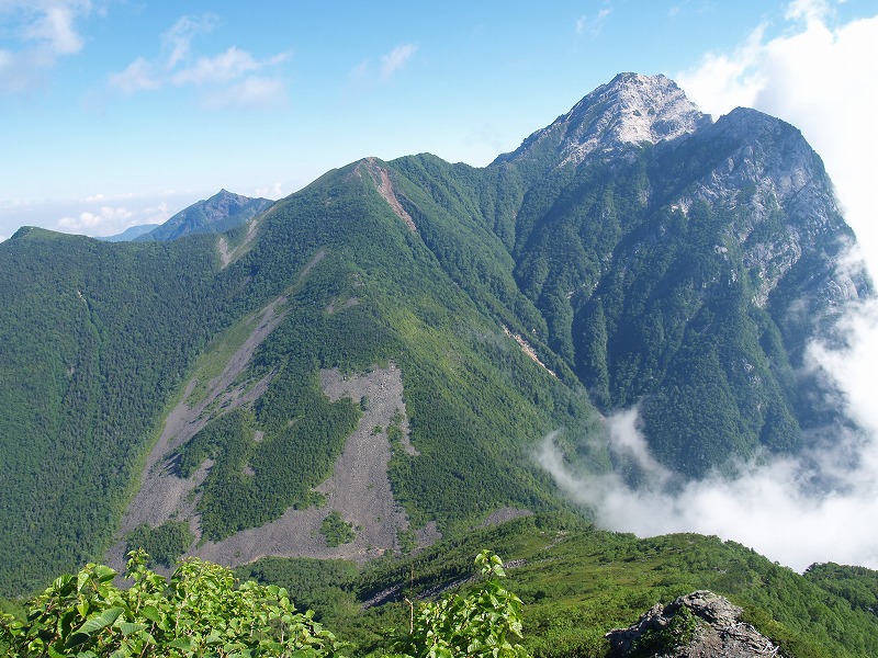 仙水峠と甲斐駒ヶ岳