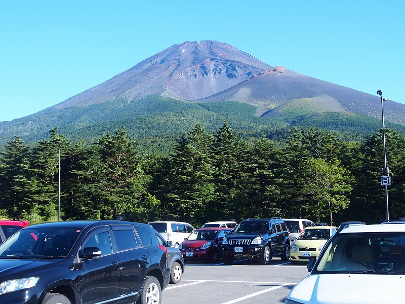須走口からの富士山