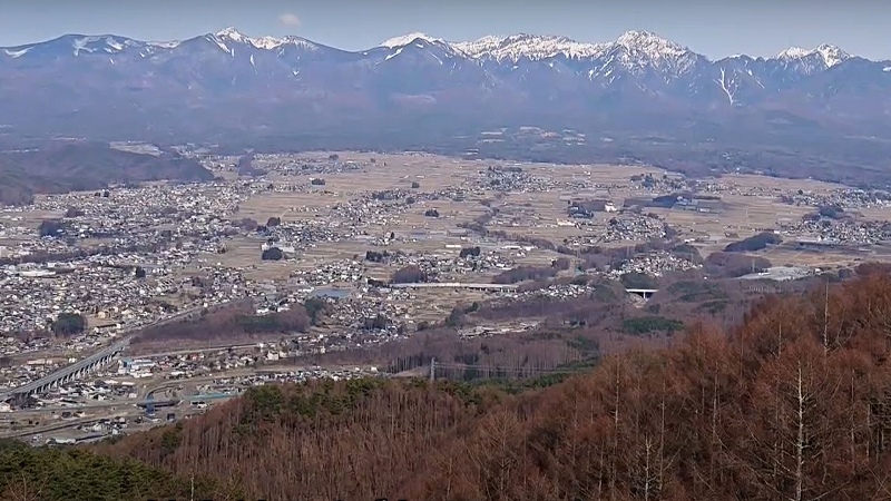 杖突峠から八ヶ岳