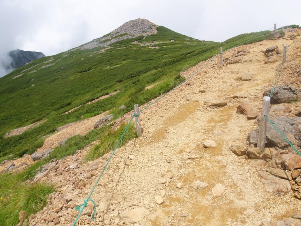 富士見岳への登り