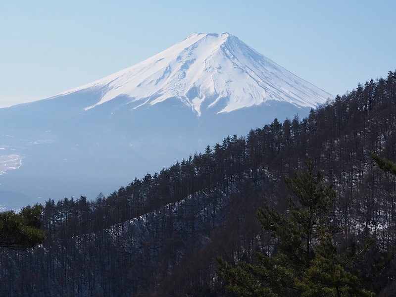 「股のぞき」からの富士山