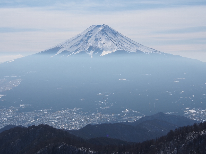 三ッ峠山からの富士山