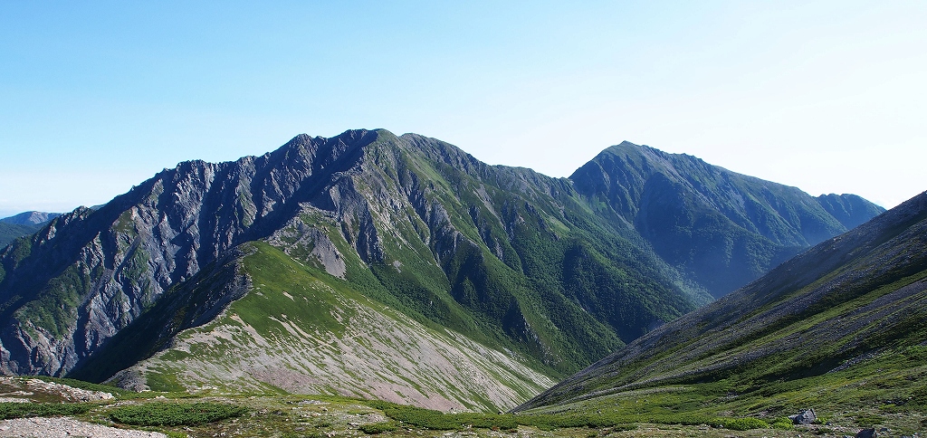 荒川岳（前岳）から赤石岳ルートの難易度-登山初心者の
