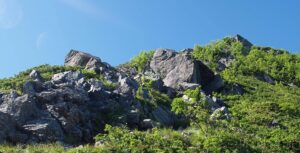 仙水峠から栗沢山