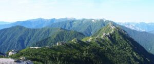 餓鬼岳から燕岳ルート