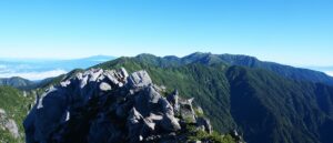 空木岳縦走(檜尾岳～熊沢岳)