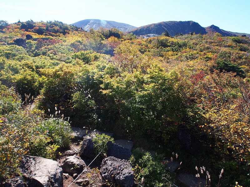 栗駒山と剣岳