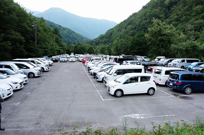P5 新穂高温泉登山者用無料駐車場
