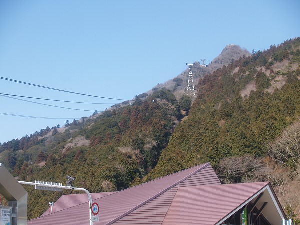 筑波山ロープウェイ➡女体山