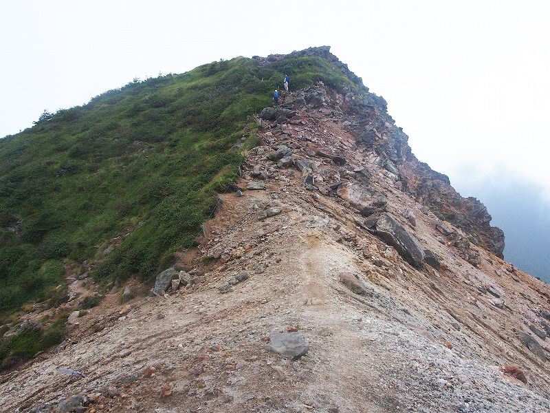 仙人岳への登り