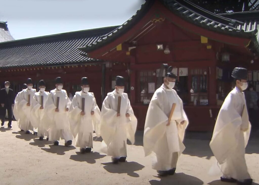 男体山の開山祭