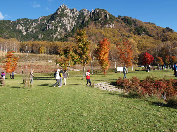 紅葉のみずがき山自然公園と瑞牆山